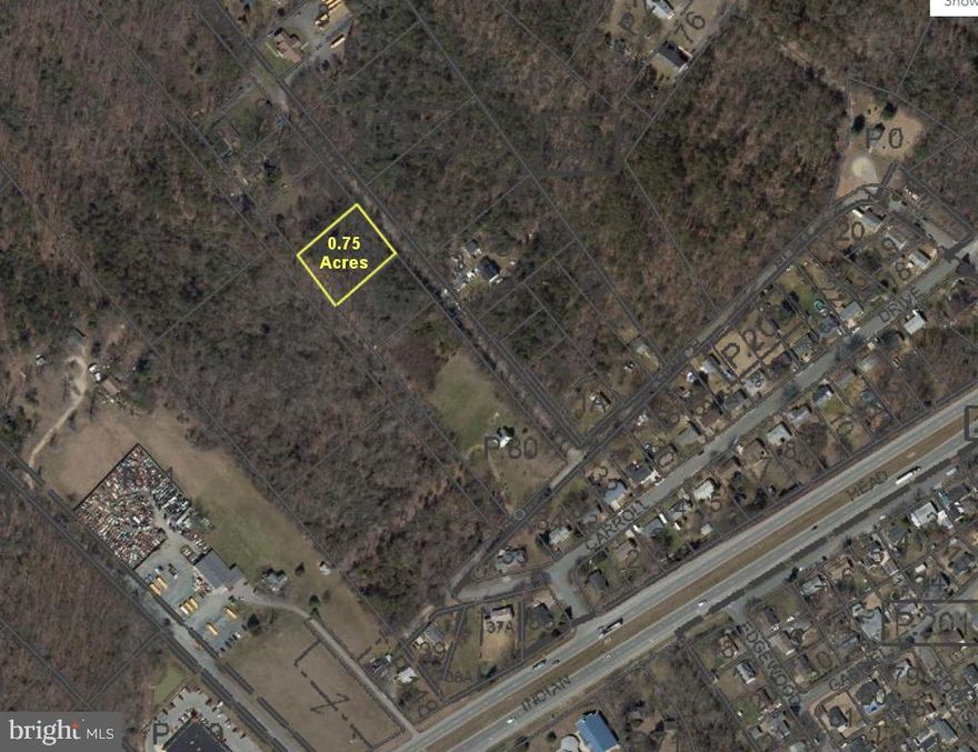 3/4 of an acre of land for residential or recreational purposes. Wooded lot with lots of possibilities.