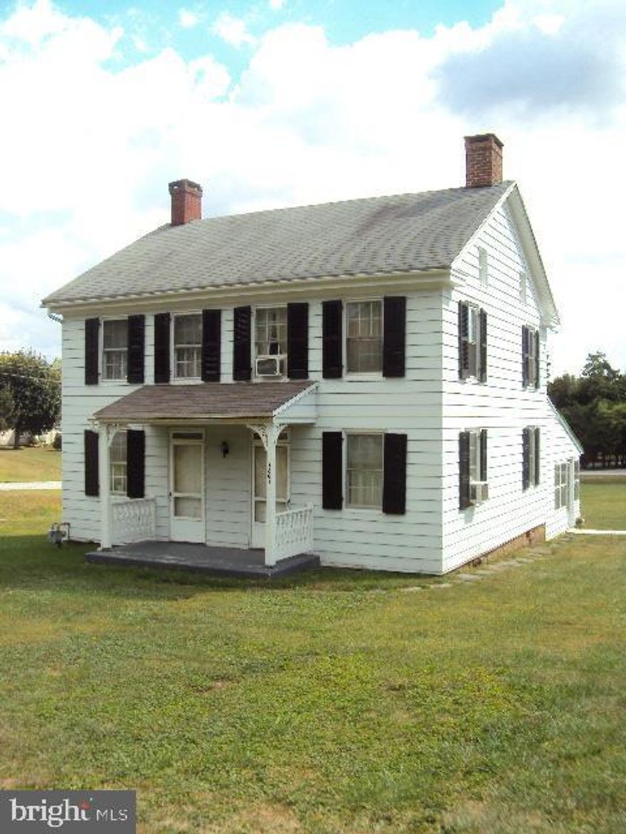 Nice size farmhouse on over 1.00 acre! First floor has large living room w/fireplace, separate dining, kitchen and laundry/full bath. 2nd floor has 3 bedrooms and a full bath. Concrete basement. Walk-up attic. Great size yard w/spring house. Property is public water and private septic (not hooked to public sewer).