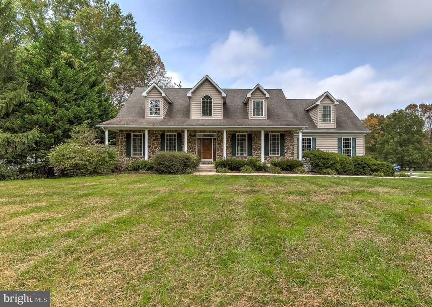 This 13 year young custom built home is stunning and looks brand new. Tucked back and perfectly situated on 1.27 acres in desirable Baldwin. Open-concept layout with an owners suite on the main level with soaking tub and walk in shower. Walk-in closet and main level laundry. Hardwood floors throughout the home and like new carpet in the bedrooms. Recessed lighting throughout. Kitchen has all stainless steel appliances, granite, plenty of cabinets with a pantry. New one piece Bluestone hearth on family room gas fire place. Plenty of storage in the eaves of the home with easy access and full basement. The basement is ready for your design as it is studded with the electric and HVAC already ran. There is a rough in for a full bath as well. Built in radon system. Enjoy the views from the front porch or on your huge maintenance free deck out back. This home is turn key ready and available for immediate move in.