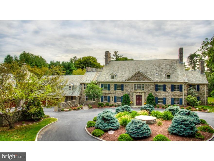 Looking for a Classic Mainline Estate at an incredible price? Here's your opportunity to purchase this elegant Villanova property at a very attractive new price. This all stone manse is located on 3.5 level acres, with pool, pool house, tennis court and the list goes on. Property has been recently reassessed for 2016 taxes. Seller is looking to sell and offering Special Jumbo Financing. Call for details. This is the opportunity you have been looking for - don't let it get away this time.