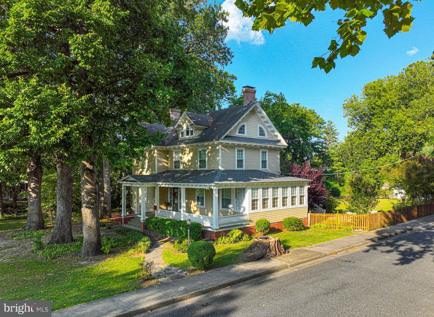 NEW PRICE!  Looking for a home with the perfect balance of modern comforts and classic charm......you have found it! 
911 Camden Ave is ideally situated on a large corner lot a short walk from the campus of Salisbury University and the thriving downtown Arts & Entertainment District in Salisbury.  The home is also a short drive to the resort beaches of Ocean City and natural beauty of Assateague National Seashore- this is truly the perfect location to live, work, AND play.  The modern amenities and updates throughout this home include: new appliances, custom kitchen cabinets & counters, roof, paint, electrical and plumbing updates, and 3 zone heating & cooling.  These structural and mechanical enhancements are coupled with many hard-to-find classic features such as: pocket doors, built-in shelving and corner cupboard, french doors, craftsman style newel posts on the main staircase, exposed beam ceiling in kitchen area and 3rd floor bedroom suite, hardwood flooring and custom mouldings.  The flow of the first floor is perfect for day-to-day living or entertaining friends and family- every room is open, inviting, and flooded with natural sunlight!  The foyer is flanked by the dining room on the left and a large living room on the right that flows to a sunroom (with 2 sided fireplace in-between) or out a set of glass french doors to the spacious rear deck.  Between the dining room and kitchen there is a full bath with custom tile as well as access to the basement.  The kitchen area is open to an additional living area with vaulted, exposed beam ceilings, skylights, built-in shelving and wood stove.  The kitchen offers plenty of  countertop work space, cabinet storage, and new stainless appliances including 2 ovens.  Downstairs in the basement is a cheery laundry area complete with black & white checkerboard tile, multiple storage rooms, and outside-access stairs.  The second floor of this home (accessible by front OR back stairwell) features 3 spacious bedrooms and one full bath with custom tile, clawfoot tub, and separate shower.  The 3rd level offers a large open space with built-in benches, shelving, and walk-in closet off of the full bath.  There are endless possibilities here:  separate bedroom suite, private home office, dedicated hobby &  craft room, or  in-home gym.    This home is positioned on a double lot totaling .76 acres and offers yard space for any and all activities, even the future addition of a pool!  Be sure to check out all of the photos of this beautiful home, and make your appointment soon- this opportunity will not last!