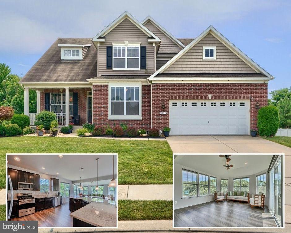 Absolutely stunning and meticulously crafted, this brick front colonial in Beechtree Estates is a true masterpiece. From its bold and breathtaking appearance to its thoughtful layout, every detail of this home exudes elegance and comfort. Upon entering, you are greeted by a grand foyer that sets the tone for the rest of the home. The main level features a sophisticated study, ideal for remote work or quiet reflection, and a gourmet kitchen that will inspire your inner chef. The adjacent breakfast area and expansive sunroom offer tranquil views from the huge deck overlooking of the pond and mature trees, creating a serene backdrop for everyday living. Inviting family room with a stone gas fireplace and built ins.
The primary suite with ensuite bathroom is nothing short of luxurious, boasting elegance and comfort in equal measure. Each bedroom is designed with care and attention to detail, ensuring ample space and privacy for all family members. With 4 full and 1 half baths, convenience and functionality are seamlessly integrated throughout.The basement is an entertainer's dream, with a walk-out level that leads to the spacious backyard. Here, you'll find a versatile space that can serve as a fifth bedroom, a gym, or an art studio, complemented by a full bath for added convenience. The huge recreation room is perfect for gatherings and celebrations, making it the heart of the home. Situated on a cul-de-sac and boasting one of the largest lots in the community, this home offers privacy and tranquility rarely found in suburban living. Over $195,000 in builder upgrades ensures that every corner of this 5,200 total square foot residence is crafted with quality and style in mind. This home also features a finished two-car garage, providing ample storage space and convenience for vehicles and belongings. (tesla charger conveys)For those seeking a blend of luxury, comfort, and natural beauty, this home represents the pinnacle of Beechtree Estates living. Don't miss your opportunity to own this exceptional property where every detail has been carefully curated for the discerning buyer. Beechtree Estates is conveniently located near countless stores and restaurants and offers close proximity to I-95. Schedule your private tour of this beauty!