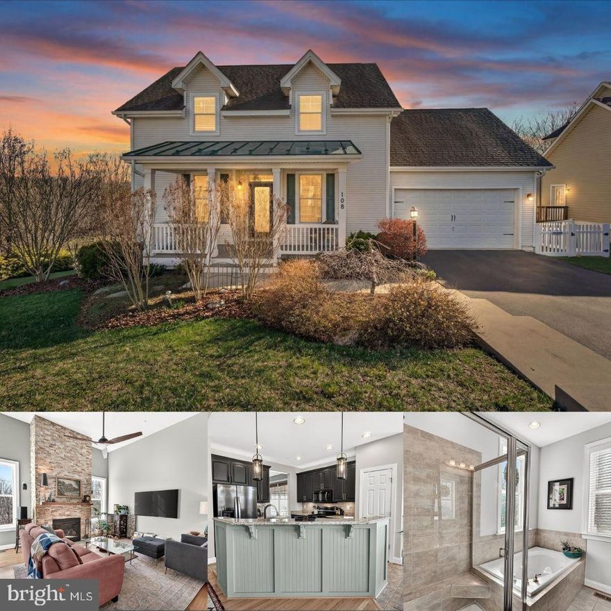 Charming home with a welcoming front porch and a versatile multi-level layout designed for comfortable everyday living.

The main level features an open-concept design with a bright living room centered around a cozy fireplace, flowing seamlessly into the kitchen and dining area. A separate dining room offers additional space for gatherings, while the eat-in kitchen provides access to a private balcony—perfect for enjoying your morning coffee or fresh air. This level includes the primary suite with a private bath, along with two additional bedrooms and shared bathroom. Enjoy first-floor living; this layout has both a main-level master suite and a second-story master suite!  Third bedroom features its own full bath and can be closed off with a pocket door, creating an ideal private space for guests as well. A convenient laundry area is also located on this level.

Upstairs, a spacious fourth bedroom serves as a private retreat, complete with a walk-in closet and full bathroom.

The finished basement adds valuable living space with a large family area, recreation room, and an additional full bathroom, along with direct access to the backyard—perfect for relaxing or entertaining.

Additional highlights include a two-car garage with heat, recent updates such as a whole-house water filtration and softener system, and a paver patio in the backyard.

Located in a community offering amenities such as playgrounds, basketball courts, walking paths, a pond, and a soccer field.  Enjoy being just minutes from downtown Frederick, a short drive to Hidden Hills Winery, and close to downtown New Market, and two Audubon bird sanctuaries.  Covered front porch, quiet cul-de-sac, backs to woods and walking trails. The home boasts attention to detail and has been meticulously maintained. Must see!