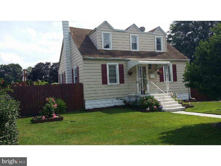 Upgrades throughout just waiting for you to enjoy. This Cape Cod consists of 4 bedroom, 3 full baths, half bath, computer room, seperate laundry room, 200 amp electrical service, oil heat. Open the back door and wow, vaca everyday! Your private world starts with a relaxing private deck ready for barbecues and entertainment while overlooking your gorgeous heated Anthony Silva in ground pool.  More ? Yes, how about a 32 x 14 garage waiting for cars, motorcycles etc. Youth wood pirate ship, basketball court and private parking. Easy mother-in-law conversion possible or multi-family.Handicap access to main floor. Close and convenient to transportation and shopping. I-95, Route #1 highway, SEPTA, Amtrack, bus service.