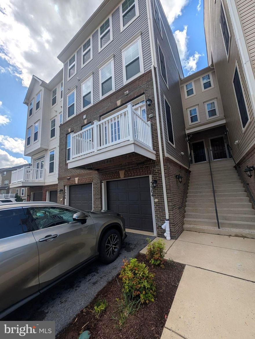 Must see!  Come visit this beautiful 4 level condo townhouse in Jefferson Place! Over 1,900 Square feet of living space with a 1 car garage! Meticulously maintained!  

This home has 3 bedrooms, 2.5 bathrooms with a private garage located on the first level. The second level features a spacious living and dining area, modern upgraded kitchen and powder room.   The kitchen boasts white 42" cabinets, stainless steel appliances and  granite countertops and backsplash.

The third level features 2 spacious  bedrooms and a shared  bathroom.  The huge primary suite sanctuary is located on the fourth level and features  a large walk-in closet and luxury bathroom.  Additional upgrades include wood stairs, upgraded faucets in all bathrooms and  French doors leading to the deck.

Jefferson Place offers great community amenities including a clubhouse, outdoor pool, fitness center, and tot lots. This is an ideal location  just minutes from Downtown Frederick, shopping, dining, and entertainment.