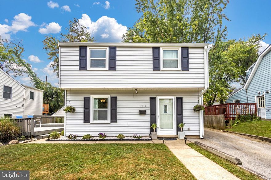 Well maintained and nicely updated detached Colonial in a great neighborhood and location.    Enjoy the updated kitchen with stainless steel appliances, new carpet, newer appliances, recently replaced windows, updated hvac systems,  a nice outdoor deck, gazebo, and level backyard for entertaining, and of course, the  large detached garage with extra storage.  Easy access to 695, 95, and UMBC.  Ready to Move-In!  Don't miss out!!!