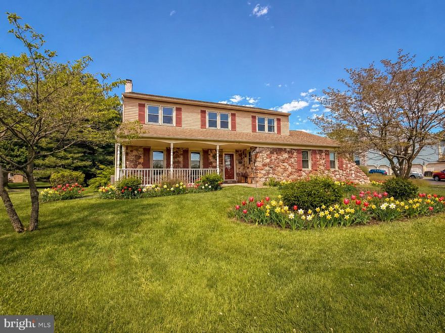 Welcome to 129 South Dr in the desirable Newtown Grant community, where comfort, space, and everyday convenience come together in one inviting home. Offering approximately 2,249 square feet, this 4 bedroom, 2 full bath home provides a thoughtful layout with plenty of room to gather, relax, work, and enjoy.

Step inside to a warm and welcoming main level with natural light, comfortable living spaces, and an easy flow for daily life. The family room sits just off the kitchen and features a cozy fireplace, exposed beams, and brick accents that give the space character and charm. The eat in kitchen offers generous cabinet and counter space, while the nearby dining and living areas create flexibility for entertaining, holidays, or quiet evenings at home.

One of the standout spaces is the bright sunroom, a wonderful bonus area for morning coffee, games, reading, hobbies, or casual meals. With windows all around, it brings in beautiful natural light and adds another layer of livability to the home.

Upstairs, the primary bedroom suite offers a calm and comfortable retreat, while three additional bedrooms with shared bath provide space for family, guests, a home office, or hobbies. The home also includes an oversized attached garage with side entry, driveway parking, and basement space for storage, utilities, and future possibilities.

Outside, the property is surrounded by mature flower beds full of daffadils and tulpis, lush greenery and a peaceful suburban setting. Newtown Grant is known for its established neighborhood feel with numerous activy & communitiy events and convenient location, with easy access for commuters and close proximity to everyday shopping, restaurants, and local favorites.

Just minutes away, you can enjoy Tyler State Park, The Picklr, local dining, coffee shops, fitness options, and shopping of every kind. New Hope and Doylestown are both about 10 miles away, offering even more restaurants, boutiques, arts, culture, and weekend charm.

If you are looking for a comfortable Newtown home with generous space, a practical layout, a bright sunroom, and a location that makes daily life easy, 129 South Dr is a wonderful opportunity to make Newtown Grant home.