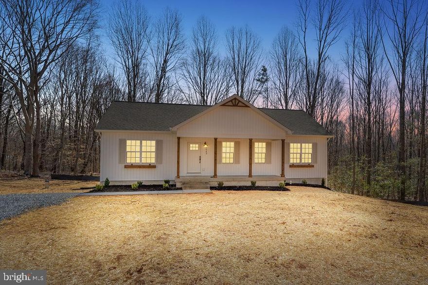 Completed New construction - The Boxwood from Ironwood Homes on 7.47 acres. Simple, yet elegant, this modern reinterpretation of country chic is the perfect home in which a young family can grow. The Boxwood’s open floor plan creates a bright and airy atmosphere. Each home is expertly fashioned with a luxury primary bathroom, farmhouse sink, exposed natural beams, and much more to give it a uniquely custom feel. Gorgeous 5 bedroom 3 full bath ranch home! Granite countertops and stainless steel appliances in the kitchen. There are tons of upgrades throughout the home- free-standing tub, hardwood floors, custom-look light fixtures, and gorgeous tiles! A completely finished basement provides another bedroom, a full bath, and a large recreation area! You don't want to miss this opportunity!