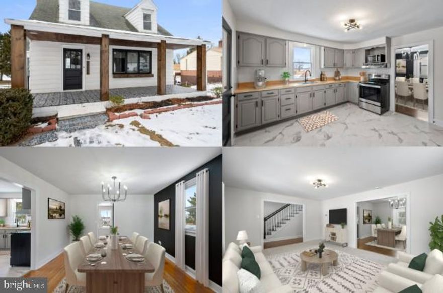 Lovely home with deep inviting front porch on spacious level lot. New decor and lighting throughout including updates to kitchen, tile backsplash/butcher block top and more. Cold Central air/new LVP flooring. ABSOLUTE MOVE IN READY MUST SEE HOME!