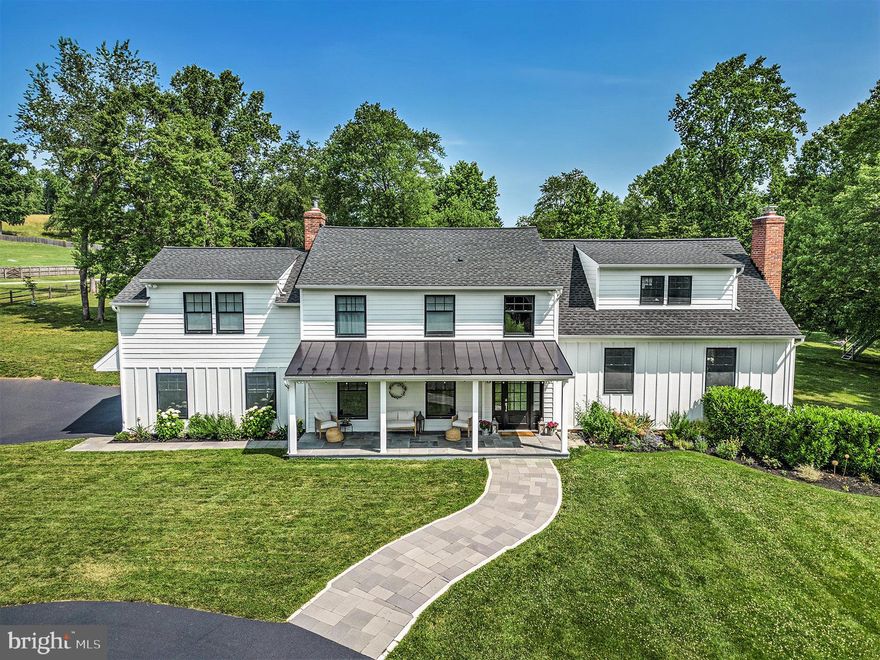 *Open house Saturday 8/12, 2-4pm* Welcome to 8058 Goshen Rd in Malvern, a hidden gem nestled among rolling farmland and minutes from historic Sugartown and Radnor Hunt within the highly sought after Willistown Township. This remarkable property offers a secluded and picturesque setting with breathtaking views of the surrounding countryside. Talk about curb appeal! The front of the home is highlighted by a lush lawn, Cherry trees and the gated circular driveway. As you approach the home you’ll immediately notice the slate front patio and stylish pendant lighting. Step inside the two-story foyer and be greeted by a sprawling living room featuring a magnificent stone fireplace with wood burning insert and sliders that open onto the brick patio, seamlessly blending indoor and outdoor living spaces. The fireplace insert efficiently heats the entire main floor, providing both warmth and ambiance. To the left of the living room, you'll find a mud room with a coat closet, storage closet, and utility sink, providing convenient access to the garage. Plenty of storage space is available on the first level, including a half bath. The finished basement offers additional living space and includes a walk-out feature and more storage options. The dining room boasts an eye-catching marble fireplace, creating a warm and inviting atmosphere for entertaining. The kitchen is every chef’s dream, featuring stainless steel appliances, including a new stove/oven, new dishwasher, and new refrigerator. Huge windows flood the space with natural light, and the white cabinetry and farmhouse sink add to the charm. Another sliding glass door leads to the rear deck, perfect for outdoor dining and relaxation. Heading up stairs you’ll find 5 bedrooms each with a bathroom and ample storage space. The bedrooms in the back of the house share a Jack and Jill bathroom. Two of the bathrooms upstairs were remodeled in 2023, showcasing modern design and functionality. with a stall shower and double sink. The master bedroom suite offers enough room for a sitting area or home office, providing a private sanctuary within the home. All bedroom closets are equipped with custom storage systems for added functionality. A laundry room with modern sliding barn door and newer washer and dryer completes the upper level. Step outside and discover the outdoor oasis that makes this home so desirable. The massive fenced backyard is perfect for outdoor activities. Entertain guests by the fire pit or set up a viewing screen and watch movies in the full size tree house. Woodland trails along the property boundary lead to a serene stream, immersing you in nature's beauty. Relax after a long day in the hot tub, installed in 2021 or shoot some hoops at the collegiate-sized, lighted, basketball half court! If you have a green thumb, you’ll love the fenced-in garden beds with plumbed-in water supply providing the perfect space for cultivating your own fresh produce. Keep tools organized and charged up in the tool shed and garden maintained with the 10 x 14 run-in garden shed. There truly is something for everyone to enjoy! The property is also wired for ADT home security and equipped with an electric dog fence, providing peace of mind and security. You’ll never have to worry about power outages because the property is equipped with a Generac entire house backup power system, installed in early 2021, running on connected propane. A water treatment/filter system was installed in 2020, providing clean and purified water for the household. The HVAC system on the second floor of the home was set up in late 2022, with two zones, ensuring optimal climate control and comfort. New cast iron and wood railings are being installed throughout the house. Don't miss the opportunity to own this magnificent home in Malvern, where beauty, tranquility, and modern comforts converge. Schedule your private showing today and envision the possibilities this property holds for your ideal lifestyle.