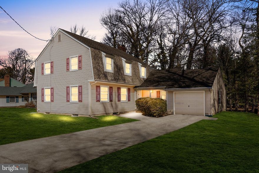 In a category of its own! 128 Deerfield is a perfect ten. Perched on a wooded Barclay Farm lot at the edge of the ultra-exclusive Hunt Tract, this extra large home has it all. Timeless, mid-century charm that feels like new construction, transformed into a modern showpiece home. A covered front porch sets the tone and will have you imagining warm evenings looking out over your corner lot. Step inside to a beautiful foyer and get your first glimpse of the wonder before you. This home has been completely renovated, from glistening blonde hardwoods to new lighting to custom trim & shadow box wainscoting. To the left, a formal living room; a vision come to life! This huge space makes entertaining a breeze, and could be set up any which way. Notice the way the sunlight absolutely pours in through multiple windows. An adjacent dining room stands ready to host holiday meals. A bright and shining space for all your most special gatherings! Into the kitchen… this smartly updated space features all new cabinetry & stone countertops, upgraded lighting, new appliances & modern flooring. Notice the built-in banquet seating - a preserved element from yesteryear! And to the side wall, a slim-line storage space with floating shelves is the perfect solution for what would otherwise be dead space. The kitchen overlooks a cozy family room featuring an exposed brick wall and pretty views of the back yard. A wood burning fireplace warms the entire kitchen / family room combo and provides a focal point for special moments. Continue around and find a rare opportunity - a potential first floor primary! A full bath between the family room & 6th bedroom features an accessible step-in shower so that someone can truly enjoy 1st floor living if necessary, and an oversized bedroom opens up ALL the possibilities! If you don't need main floor living, this is an idea "bonus" room which could be thought of as a den, playroom, guest space, etc. And a large closet adds to the versatility. Additionally, the nearby first floor storage room and mud room give you even more flexibility of use. Upstairs, FIVE beautiful light-soaked bedrooms all feature refinished original hardwoods, updated lighting, and more. One bedroom features walk-in attic access as well. Our primary suite features dormer nooks and plenty of space for even a king size bed.  You'll love the walk-in closet and totally renovated en suite bathroom dressed in black and white. Imagine having this retreat all to yourself! The other 4 bedrooms share a large main hall bath with a beautiful white soaking tub and extra linen storage. On our lowest level, a finished basement where possibilities await. A basement in this model is a rare find, and with recent waterproofing and finishing, there's no wrong way to use this! Tons of storage and a laundry area do not impede on the oversized L-shaped finished space. Outside, you'll find not just a huge front and side yard, but a completely unique lot overall. There are no neighbors on the right side or the back, and the property extends ALL the way to the back corner where Cotswold meets Folkestone. A corner property with just 1 front sidewalk is a rare treat. The patio offers a peaceful place for quiet enjoyment around a fire pit, with string lights twinkling overhead. Barclay is a perennial "must-have" neighborhood, and for good reason. Sends to Knight Elementary, Rosa Middle, and CHOICE of Cherry Hill East or West. Just a short walk to Jake's Place Boundless Playground & Croft Farm, nature trails, bike paths, lakes & ponds, and more. Only 1 mile to the heart of Downtown Haddonfield, packed with favorite local restaurants, brewery & wine room, farmers market, small business & boutique shopping, coffee shops and community events. Minutes to 2 PATCO stations, 295 and 70... a commuter's dream! 2 summer swim clubs, a famous real Covered Bridge, historic Barclay Farmstead and community gardens, and much more. Say yes to flawless. 
Open Houses 3/15 & 3/16