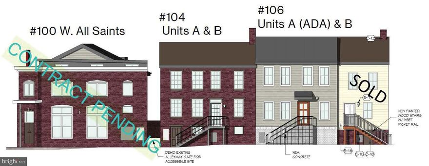 Welcome to Habitat for Humanity of Frederick County's current affordable housing project,  Phase 1 of a 12-unit Condominium located on the corner of West All Saints and Ice Street in downtown Frederick, MD. This unit is the only ADA,  all one-level, unit with a designated handicap parking spot.  To qualify for this particular opportunity, applicants/BUYERS must meet the following criteria: 
- Live or work in Frederick County for at least one year 
- Be able to qualify for a mortgage with a fair or better FICO credit score (minimum 580), reasonable debt, no recent late payments/charge offs/collections 
- Have a household income at least 50% and no higher than 80% of the Area Median Income (see detailed income ranges below) 
- Be willing to contribute “sweat equity” alongside their families or friends 
Household Size and Income ranges for W. All Saints (FY24 AMI): 
- 1 person: $54,100 – $68,500 
- 2 people: $61,900 – $78,250 
- 3 people: $69,650 – $88,050 
- 4 people: $77,350 – $97,800  
If you are interested and meet the eligibility requirements above, please share your contact information by completing the Home Buyer Interest Form (https://frederickhabitat.org/what-we-do/homeownership-support/home-buyer-form/) .