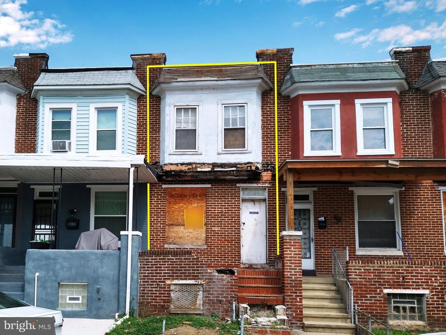 ONLINE AUCTION: Bidding begins 10/26 @ 10:00 AM. Bidding ends 10/30 @ 12:40 PM. List Price is Suggested Opening Bid. Deposit: $5,000.

2 Story Porch-Front Townhome located in the Penrose/Fayette St. Outreach neighborhood of West Baltimore. The property is just a stone's throw away from Gwynns Falls Park and just a few minutes from several attractions, including Grace Medical Center/Bon Secours and Westside Marc Train Station. Enjoy easy access to the major traffic artery, MD-40 (Franklin-Mulberry Expressway), making commuting and travel simple. The property is currently vacant.