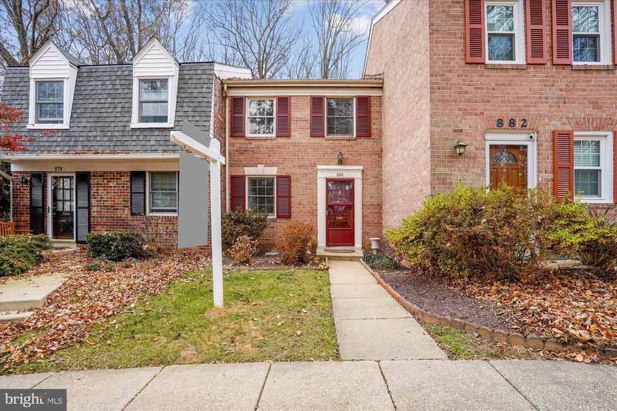 Location! Location! Charming 2 bedroom  home is  located in the popular Regent Square community in the Woodley Gardens neighborhood area.  Step inside to the spacious  living room .  This main level also features  a dining room which opens to the  patio,  which is perfect for relaxing or entertaining and a cheerful kitchen with a window.  Also included on this level are  a powder room and washer and dryer (conveniently tucked away), and  a large closet for coats and extra storage. Upstairs, you’ll find: two very  nicely sized bedrooms, full bathroom (with tub),  a linen closet and additional hallway storage with shelves.  Enjoy all  the neighborhood has to offer.  Just blocks to Woodley Garden Park which includes tennis courts, basketball court, playground, baseball/softball fields, volleyball net, picnic tables and trails.  Also blocks  to the Woodley Gardens Shopping Center which includes the popular Carmen’s Italian Ice , Hard Times Cafe, a Vet Practice, Dry Cleaner and more!  Enjoy being close to the downtown Rockville Town Center with its library, shops, restaurants, and entertainment options.    Commuting is easy with  quick access to I-270 and the Rockville Metro.