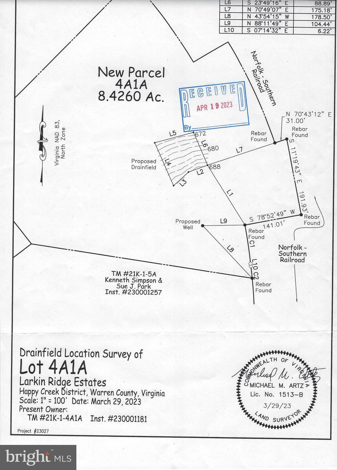 Lot 4A1 LARKIN RIDGE ROAD