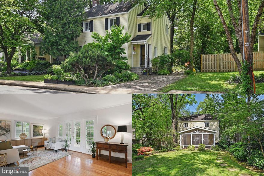 Welcome Home to 125 W. Marshall St – Discover the perfect blend of charm, comfort, and unmatched location in the highly sought-after Greenway Downs neighborhood of Falls Church. This lovely residence offers 1,813 square feet of thoughtfully designed living space across two levels and a full basement. Inside, you'll find 3 bedrooms and 2 full bathrooms, a light-filled living room, a formal dining area, and an updated kitchen featuring granite countertops and ample upgraded cabinetry. Beautiful hardwood floors flow throughout the main & upper living spaces, adding warmth and character. The lower-level family room with custom cabinetry and shelving provides a versatile space—ideal as a TV/recreation room, home office, or guest area. Step outside to your beautifully landscaped garden, the perfect retreat to enjoy morning coffee, sunny afternoons, or peaceful evenings. And when the weather isn’t cooperating, the large screened-in porch lets you savor the outdoors on those rainy summer days! Ideally located offering nearby shopping, dining, parks, and entertainment in downtown Falls Church City with Whole Foods Market, West End, and more, as well as the top-rated Falls Church City School District. For commuters, just minutes to the East & West Falls Church METRO Stations with access to all your major routes, I-66, 495, Route 7 & Route 50, provides easy access into DC, the Pentagon, Arlington, or the upscale shopping & dining experience at Tyson's! Take this fantastic opportunity to own a charming home in one of Northern Virginia’s most desirable neighborhoods.  Your next chapter starts here! See today!