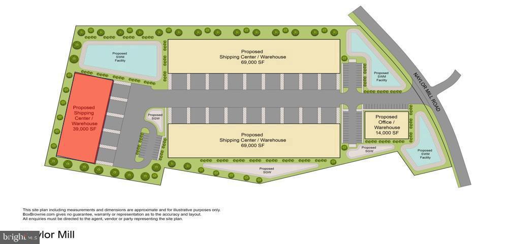 This +/- proposed 39,000 SF build-to-suit, flex warehouse space is available on Naylor Mill Rd, accessible from both Route 13 and the Route 50 bypass. Totaling +/- 14 acres with up to 190,000 SF available, this property can accommodate a variety of uses including large industrial, manufacturing, and flex warehouse. The site is located within the Wicomico County Enterprise Zone. Site amenities include access to Natural Gas infrastructure and city water and sewer.