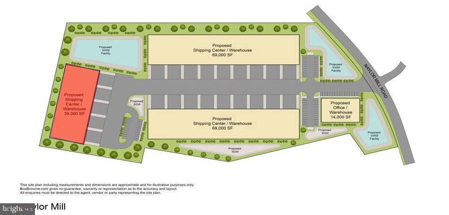 This +/- proposed 39,000 SF build-to-suit, flex warehouse space is available on Naylor Mill Rd, accessible from both Route 13 and the Route 50 bypass. Totaling +/- 14 acres with  up to 190,000 SF available, this property can accommodate a variety of uses including large industrial, manufacturing, and flex warehouse. The site is located within the Wicomico County Enterprise Zone. Site amenities include access to Natural Gas infrastructure and  city water and sewer.