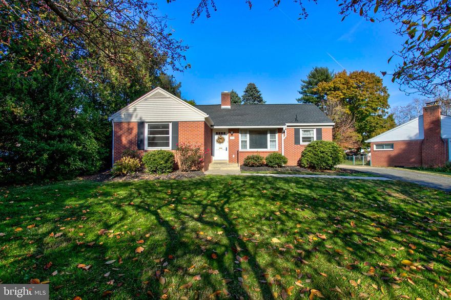 Solid and spacious ranch with nearly 2000 SF situated on a large lovely lot with a level back yard.  This home boasts lots of natural light & beautiful hardwood floors in the original part of the home.  You'll love the spacious living room with wood burning fireplace, large family room and master bedroom/2nd bath addition.  So much to love about this home!  New roof, new 200 AMP service, new kitchen appliances.  Conveniently located close local parks, shopping, downtown Lancaster and easy access to Rte. 30.