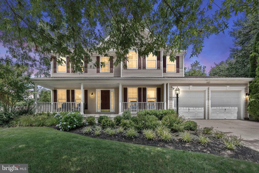 Welcome to the smartest home in the desirable Locust Grove neighborhood! Nestled on a quiet cul-de-sac, this magnificently updated house at 527 Rugby Ct offers a seamless blend of modern technology and flexible living spaces. Control lights, locks, garage doors, the Sonos sound system, thermostats, and even the irrigation system with a state-of-the-art smart home system.


Step inside and discover an abundance of natural light and exquisite updates throughout. The two-story foyer, craftsman-style moldings, and new recessed lighting and chandeliers create an elegant ambiance. Enjoy a dedicated home office with an accent wall and a living room featuring craftsman-style chair-rail moldings and custom built-in bookshelves.


The enormous kitchen is a chef's dream, boasting stainless steel appliances, quartz countertops, a center island, pantry, and bright white cabinets. A vaulted-ceiling morning room off the kitchen provides ample natural light. The kitchen effortlessly flows into a sunroom and then into the family room, where a gas fireplace with a marble tile surround awaits for cozy evenings.


Upstairs, you'll find four spacious bedrooms and two full baths. The hall bath has been fully renovated. The owner's suite is a true retreat with a walk-in closet featuring custom shelving and an en-suite bath with a double vanity, shower, and soaking tub.


The fully finished lower level offers endless entertainment possibilities, including a custom wood art wall with a dart board and ample space for recreational games like ping pong and foosball. The ultimate theater room, complete with built-in speakers and a wood accent wall, is perfect for movie nights or catching the big game.


The outdoor oasis is designed for relaxation and entertaining. Enjoy an expansive front porch, and a fenced, shaded backyard featuring a deck, paver patio, screened porch, tree-lined privacy screen, and a fire pit.


This home is conveniently located close to historic downtown Purcellville, the W & OD Bike Trail, Fireman's Field, Franklin Park, wineries, breweries, and much more. Lovingly cared for with a newer roof (2021), hot water heater (2017), HVAC (2017), and fence (2018), this home is ready for you to move in and create lasting memories. Come see your new home today!