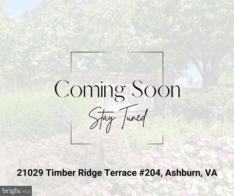 21029 TIMBER RIDGE TERRACE 204 ASHBURN VA 20147