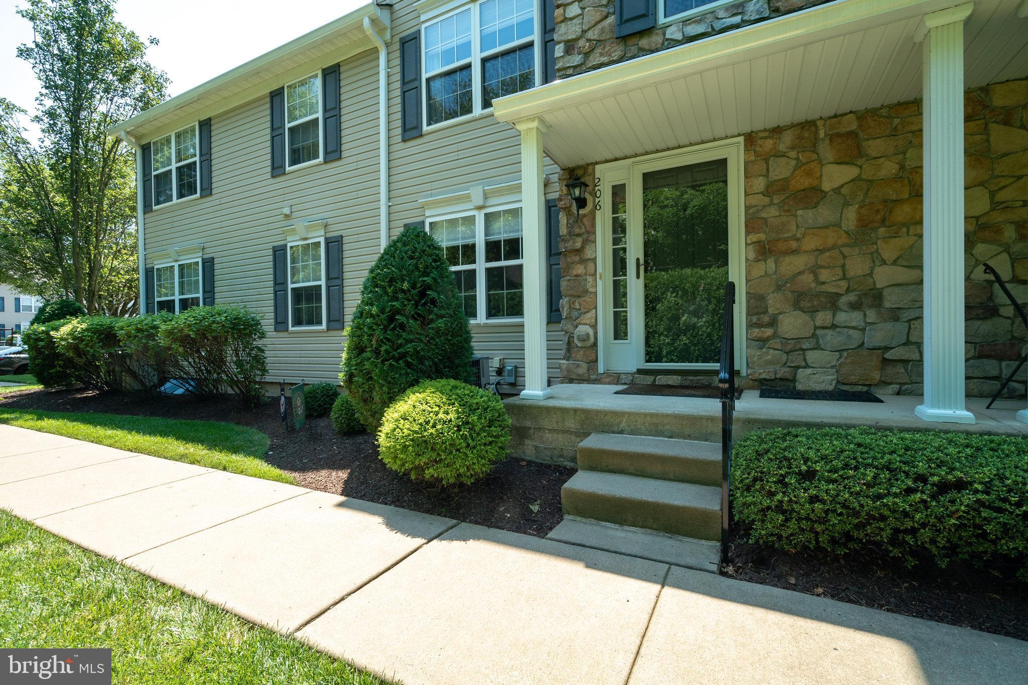 Welcome to 206 Quartz in beautiful Sweetbriar Village! This 2 bedroom 1.5 bath condo has lots of upgrades throughout with extensive custom molding, built-in’s, hardwood flooring, recessed lighting and a finished basement with built-in movie projector. These owners maximized every inch of this home including the loft space with custom built-in’s and a floored walk-in attic for extra storage! This condo faces woods for privacy and is close to the playground and basketball court. Sweetbriar Village is close to all major highways, restaurants and shopping!