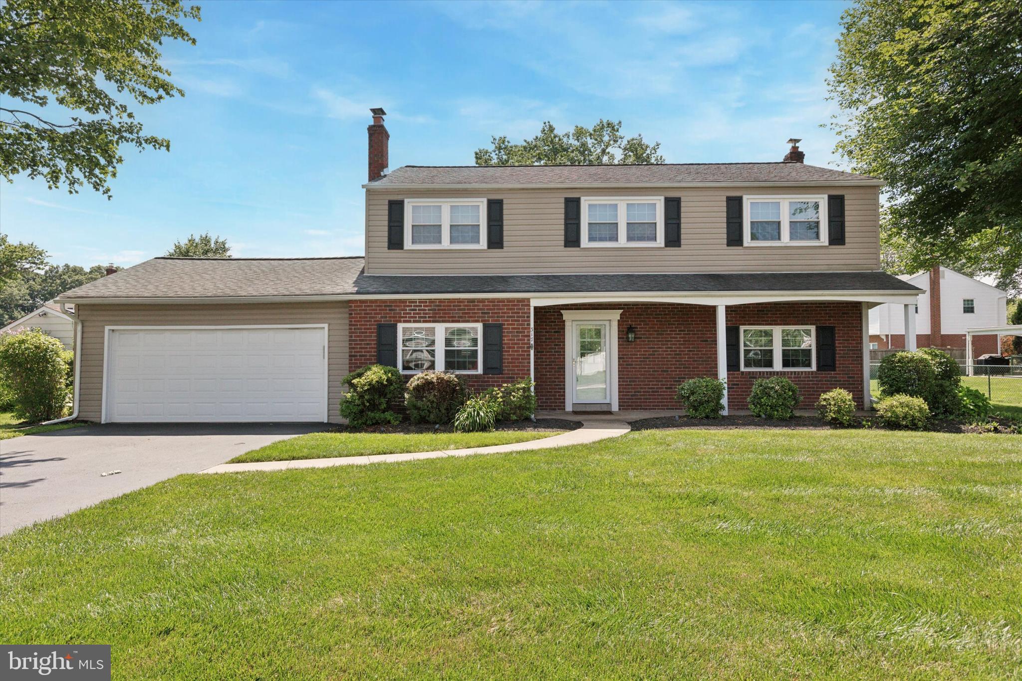 This spacious and well-maintained single-family home features 4 bedrooms, 2 full bathrooms, and 2 half bathrooms in the desirable Colonial School District.
The main level includes a bright living room, formal dining area, a cozy family room, and a beautifully updated kitchen with granite countertops, stainless steel appliances, and white cabinetry. A convenient half bath completes the main floor.
Upstairs you'll find four generously sized bedrooms, including a primary suite with a private bathroom, a full hall bath, and a dedicated laundry room.
The finished basement adds valuable bonus space with a half bath—ideal for a playroom, home gym, or additional living area.
Step outside to enjoy a private backyard with mature trees, a paver patio perfect for entertaining. The home also features a covered front porch, a two-car garage, and a driveway with a basketball hoop.
Don't miss this opportunity to live in a fantastic neighborhood with top-rated schools and easy access to major routes, parks, and shopping.