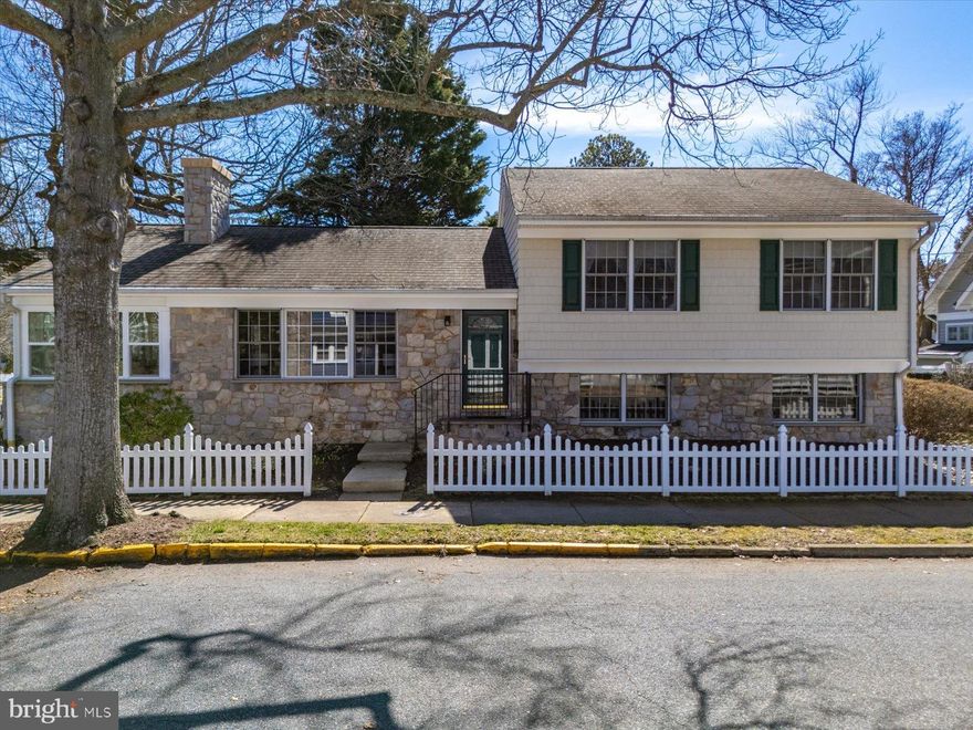 If your dream is to own a stone front beach home with a white picket fence, just blocks from the sea - this home is your dream come true! This mid-century gem is positioned in downtown south Rehoboth Beach, on a sunny corner lot.  The property is just two blocks from the Boardwalk and Ocean Beaches and three blocks to picturesque Silver Lake.  This charming family home has the ideal location for shopping, dining, playing in the sand, or lazy strolls through the quintessential beach town to soak up coastal vibes!  Whether for beach weekend getaways, a primary residence, or investment opportunity, this home combines stellar convenience, coastal charm and nostalgia, from a by-gone era.  Nestled on the corner of Bayard Avenue and Stockley Street, 701 Bayard offers a spacious living area, a brick faced wood burning fireplace, bright east facing sunroom, an outdoor shower, walk out basement and brick patio.  With four bedrooms and a flexible floorpan the home lives well, offering two living areas, and a large sunroom which extends the width of the home along Bayard Avenue.  The open living/dining area is ideal for entertaining and the walk-out basement allows flexibility for a sandy beach day return, into the back-of-house area near laundry and a bathroom.  The home sleeps ten comfortably and rental projections exceed $70,000 per summer season.  Come tour this rare opportunity and claim it as your very own.  Make this dream your reality.