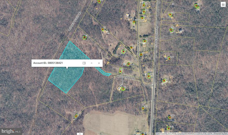Wooded 10 acre lot located just off of Turkey Point Rd. This lot is close to marinas and the Town of North East for shopping and dining. Please review the attached documents provided by Cecil County for further information/plans. This property does contain a forest retention area.