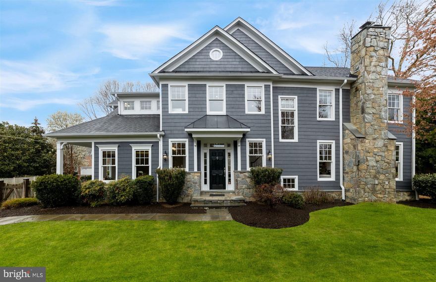 This finely appointed home, built by Buchanan Price in 2006 is situated in the quaint Village of West McLean, featuring 5 bedrooms, 4.5 baths and a 2-car garage, with custom craftsmanship throughout. Hardwood floors are on the main level, with extensive trim and a recently updated gourmet eat-in kitchen (with 2018 Jenn-Air Fridge and 2018 Bosch Dishwasher), and open and light filled morning room that opens to the family room and a private library with covered porch. The three nicely finished and intelligently laid-out levels provide plenty of natural light and a floor plan that is open concept for entertaining yet practical for everyday living. Newly painted interior spaces, a Nest thermostat, updated exterior paint color (2019) and new exterior patio (2019), wine refrigerator in lower level storage add to the modern conveniences. The exterior has been planned with discernment, executed to provide a fully fenced private backyard retreat, within excellent proximity to all the amenities of Downtown McLean, only a few minutes to Tyson's Corner, George Washington Parkway, I-66, the Capital Beltway, and the McLean Metro Station. EXTERIOR FEATURES  Cedar shingle exterior  2-car attached garage with wood doors, automatic openers  Spacious lot with professional landscaping and fully fenced rear yard  Hardwood floors on main level, upper hall and upper staircase  Upgraded pad and carpeting in bedrooms and berber in lower level  Aluminum clad, simulated divided light, Low-E windows  Semi-solid interior doors and custom Emtek oil rubbed bronze hardware. MAIN LEVEL  Wide staircase with white risers and balusters  9  ceilings throughout  Formal living room with heavy, custom trim and abundant natural light  Library complete with double French doors to covered porch  Gracious dining room with crown molding, chair rail and picture molding  Kitchen features a spacious morning room, large center island, custom cabinets, double ovens, top of the line stainless appliances and granite counter-tops with subway tiled backsplash  Family room with custom fireplace with stone work surround and access to fully fenced rear yard with outdoor entertaining space  Formal powder room with pedestal sink. UPPER LEVELS  Luxurious Owner s suite with tray ceiling and spacious walk-in closet/dressing room  Master bath with custom tile, oversized soaking tub, large shower, double vanities and water closet  All secondary bedrooms feature large closets and pre-wiring for ceiling fans  Secondary baths have custom vanities with granite or marble countertops  Laundry room with washer and dryer and sink with storage cabinetry  Oversized linen closet for additional storage. LOWER LEVEL  Finished lower level with gracious recreation room with masonry fireplace, exercise/media room and ample storage  Large guest bedroom with ample closet space and walk-up stairs to exterior  Full bath: tile and granite  9 ft ceilings throughout  Large Utility room with ample storage space. CONSTRUCTION FEATURES  Pre-wired network interface panels for integrating media and communications  Zoned central heating and cooling  75-gallon gas hot water heater