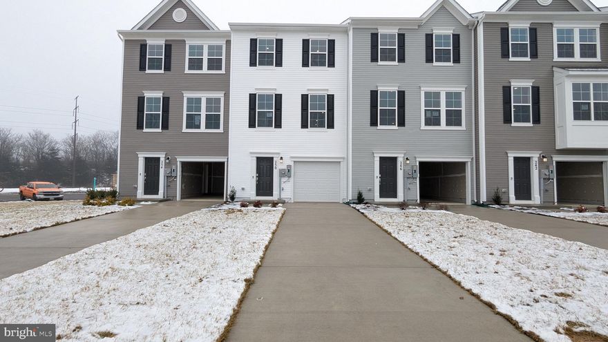 Available now, Luxury New Construction, Lancaster Model,  Sunny and Spacious  3 Bedroom, 2.5 Bath, 1 Car Garage in Willow Glen by Lennar Homes community.
 Modern kitchen with stainless steel appliances.Light colored cabinets. Granite countertops. Large kitchen island. Large Living Area and a Half bath on Main level. Upper level has Three bedrooms and Two Full bath. Master Bedroom with attached luxury bath and large walk-in closet. Two additional Bedroom with a common hallway bath and Washer Dryer room completes the upper level. Large Deck,  Attached Garage parking .Near rt 81 and all the major shops.