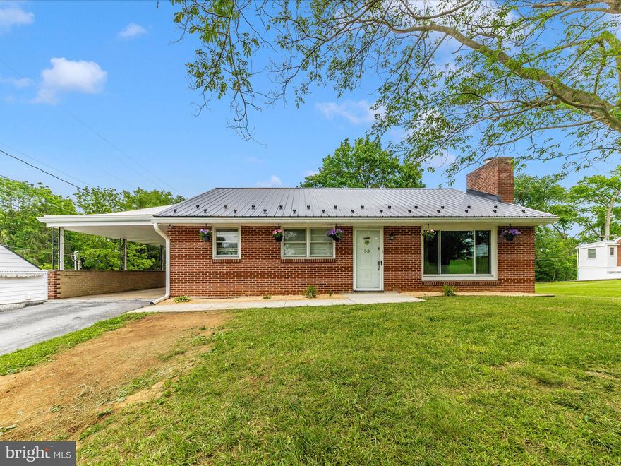 ** MOTIVATED SELLERS** Sellers are relocating internationally! Don’t miss this great deal! Bring us an offer! 

Welcome home! This brick rancher offers 3 nice size bedrooms, large living room with beautiful hardwood floors and stunning fireplace. Look no further as this conveniently located brick rancher has recent upgrades such as a new slate roof, gutters, and under slab sewer line replacement in 2024! NO CITY TAXES! Just minutes away from interstate 70, this is a commuters dream! This home has tons of storage and potential with over 1200 square feet of living space on the main level. Easy to show and priced to sell!!!!