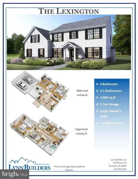 450 Raub Road LEXINGTON Lot 2, Quakertown, PA MLS: PABU2113424