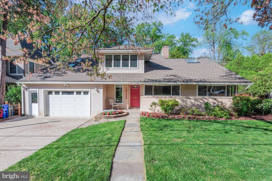 This lovely house, located in a desirable part of Parkwood, backs to Rock Creek Park with private gate to bike path. There is bamboo flooring throughout the house. This house has two owner suites, one on the main level and the other one on the second floor. On the main level you will find three bedrooms, office space, a family room/master bedroom that opens to the deck with the view of the beautiful backyard, and  a main living room connected to the kitchen and dining room. Upstairs you will find three bedrooms. One of the bedrooms has a kid’s playroom/walk-in closet. The primary suite is a large room with a big walk-in closet, a bright en suite bathroom with a skylight in the shower that is breathtaking. There is extra storage next to the bathroom with good space. You will find a second bathroom on the second floor with a Jacuzzi bathtub and a skylight above. The house had improvements such as new paint (4/2024), new HVAC on main level (1/2023) and new separate HVAC upstairs (2/2017), new fence (11/2021) and roof repairs (1/2020). The kitchen is outfitted with an induction stove, granite counter tops, wood cabinets, stainless steel appliances and drinking water filter system. The garage has space for two cars and extra storage. From the garage, you can access the basement with new flooring that is a perfect spot for a gym or a yoga room.