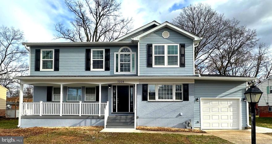 Stunning, fully renovated 3- level home nestled in a quiet neighborhood in Lanham, Maryland. Come and see how the sun shines off of newly painted walls and new flooring. When you walk-in, you're welcomed by an open floor plan. Kitchen with an island, featuring brand new stainless steel appliances, plenty of cabinets, framed ceiling welcomes a large dining area. Row of windows followed by an exit to a newly built deck sure to be enjoyed on warmer days. Fenced in yard. New washer and dryer located on main floor. Plenty of closet space for coats in the cold months. Large living room area with fire place. 

Upstairs you'll find a master bedroom featuring a coffered ceiling with 2 walk- in closets and a full bathroom with a stand- in shower, 3 additional bedrooms with another full bathroom. 

 (Basement is not included!)
Home is conveniently located off Greenbelt rd and Good luck rd. Near NASA and 295/95 highways.