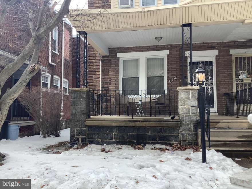 This Overbrook twin home offers a unique opportunity to own a piece of classic charm with modern updates. From the soaring 12- foot ceilings to the spacious backyard. This property has it all. Located in the desirable Overbrook Neighborhood. Boosting 1900 square feet of living space, featuring four spacious bedrooms, and two and a half bathrooms. INTERIOR HIGHLIGHTS- Step inside to discover a meticulously cared-for interior. The first floor features a spacious living room area, perfect for gatherings and relaxation. The kitchen boasts granite countertops and new flooring, combining style and functionality. Upstairs, you'll find four generously sized bedrooms with beautiful hardwood floors and a center hall bath, providing ample space for the whole family. Don't miss your chance to make this dream home a reality.