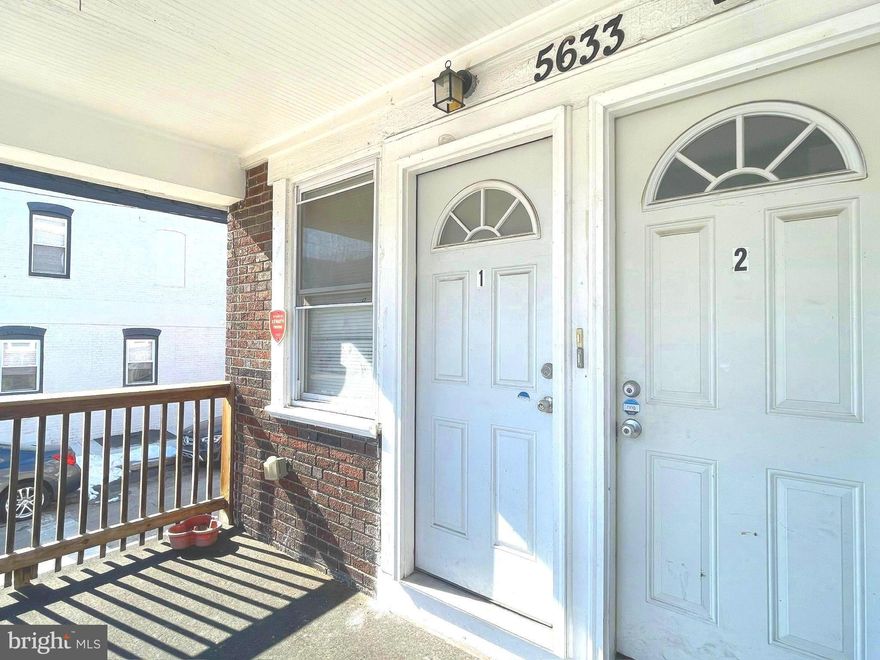 Welcome to this well-situated corner duplex in the growing area of Southwest Philadelphia. This end-of-row property features two 1-bedroom, 1-bath units - offering privacy, flexibility, and strong rental appeal. Unit 1 is currently vacant and unit 2 is occupied by tenant. Property is located in short walking distance to W.C.Longstreth Elementary School, Cobbs Creek Park and public transit stations. This property is ideal for owner-occupants looking to live in one unit and offset expenses and investors seeking steady rental income.