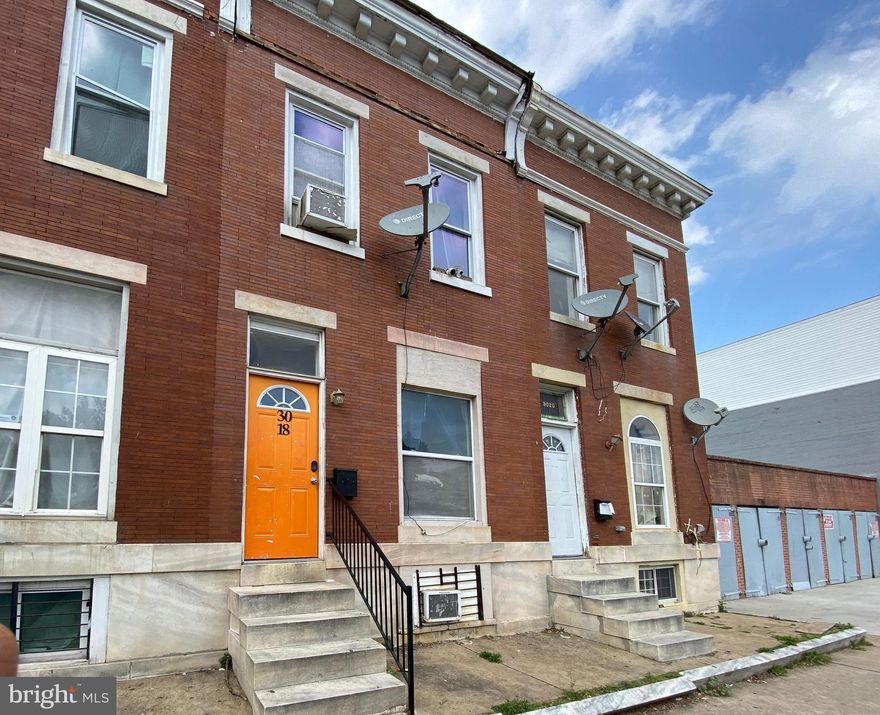 Investor alert! 3018 E Fayette Street offers a prime opportunity to own in one of Baltimore’s most sought-after rental and redevelopment corridors—just one block from iconic Patterson Park. This rowhome features durable wood floors, a main-level half bath, and a finished basement, making it ideal for tenants or short-term rental guests. The open layout, modern finishes, and highly walkable location add major appeal for renters. With Patterson Park just steps away, and easy access to the nightlife, shops, and dining of Canton, Fells Point, and Highlandtown, Whether you're looking to expand your portfolio or start with a low-maintenance, turnkey property, 3018 E Fayette delivers both charm and cash flow potential. A reliable tenant is already in place on a month-to-month lease, offering immediate cash flow and flexibility for future use or occupancy.