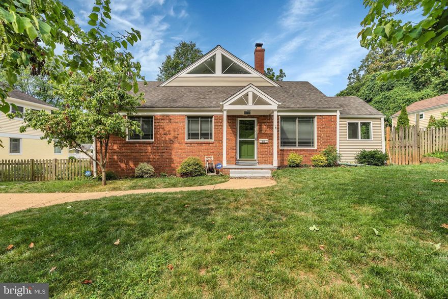 Beautiful 4 Bedroom 2.5 Bathroom Updated & Expanded Cape Cod w/ Amazing Natural Sunlight throughout, in a quiet neighborhood of sought after Falls Church City.
*** Main Level features New & Refinished Hardwood Floors, updated Kitchen w/ new Tile Flooring opening to large Dining/Family room combo overlooking backyard, powder room, Formal Living room w/ Fireplace, 3 Bedrooms share a full bathroom, Plus Side Porch Sunroom & Laundry.
*** Upper level Primary Bedroom Suite has newer Hardwood Flooring & full bathroom, plus sitting room and extra attic storage space all around.
*** Large Deck overlooks large fenced Backyard & Side Yard (over 1/4 acre lot), quite a Gardener's Delight with wonderful plantings in your own private Oasis. plus new oversize storage shed. HVAC also updated.
*** Only a short distance to the New Founders Row Development, W&OD Trail, and all that Downtown Falls Church City has to offer.  About 1.6 miles to West Falls Church Metro Station (Orange Line), and 2.6 miles to East Falls Church Metro (Silver & Orange Lines), w/ easy access to Major Roadways (I-66, I-495, Routes 50, 29 & 7), and a short commute to Washington, DC.  Less than 3 miles to Mosaic district- 
Excellent Falls Church City School Pyramid, with newly constructed Meridian High School.