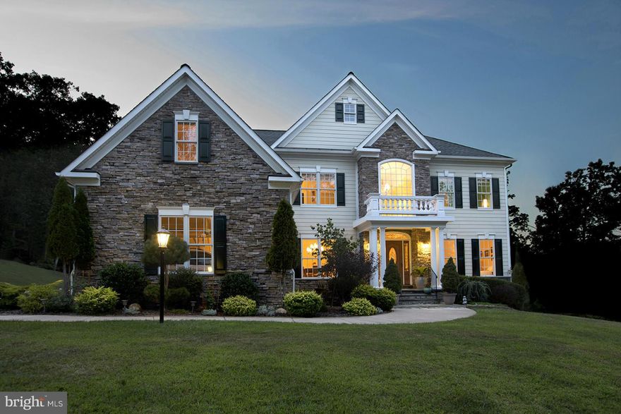 *A Picture Perfect 10 * Pristine 5 BR+ 4.5 Bth Custom Home Full of Custom Features & Upgrades  Enjoy Peaceful Tranquility on 11+ Private Acres  Hardwd Flrs Throughout Main Lvl  Gourmet Chefs Kitchen & Massive Island w/Granite, SS Commercial Stove, Custom Wood & Stone Work  Enormous Master Suite w/Sitting Rm, Tray Ceiling, Sep. Walkin Closets, Dual Vanities, Soaking Tub  Minutes to Wegmans & More!