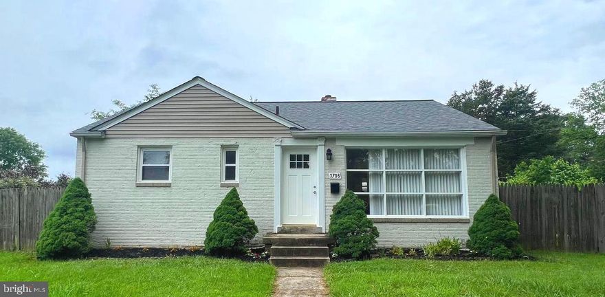 Welcome to 3706 Carey Street! This home is located on a large corner lot in the desirable Connecticut Avenue Estates neighborhood of Silver Spring, MD. The neighborhood is close to everything you need, including shops, restaurants, schools, and parks. It is also a short drive to the Metro and other major transportation hubs. This home features one-floor living with new windows, paint, stainless steel stove, wood flooring refinishing, and new light fixtures. The large backyard is fully fenced in and has a backyard with a patio, fire pit, and shed.  This backyard is perfect for securely storing your cars with a gate. The home also has a huge walk-in closet, a combination living, dining, and family room, and a private large primary bedroom. This home is perfect for anyone looking for a spacious layout and updated home in a great location.  The convenient location is close to everything you need, making it easy to get around town and to the public transportation services.