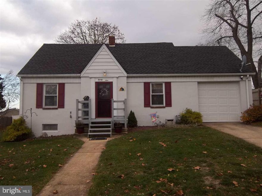 Charming Cape Cod*First floor Master Suite*3 Bedrooms*2 Full Baths*Move-In Ready*Newer Kitchen, central air and furnace*Newer insulated windows*Large partially fenced in yard*Large detached 2 car garage is accessed off of Leonard St.