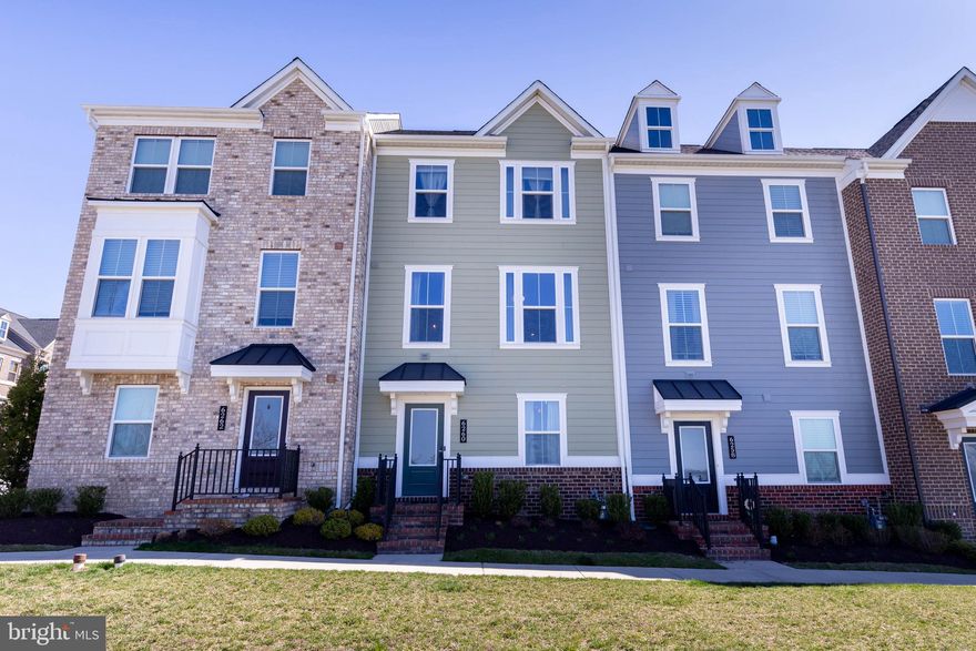 If you’re searching for a community that offers easy access to major commuting routes like I-95, Route 40, and is just 20 minutes from downtown, look no further. 10 minutes to Chesapeake Bay and several dining options located on the water
Welcome to Greenleigh, a vibrant urban community with fantastic amenities, including a Community Center, Pool, Playground, Fitness Room, Walking/Jogging Path, and Tot Lots.
This home features a bright, open floor plan and the perfect amount of space. With 3 bedrooms, 2.5 bathrooms, and an attached 2-car garage, it’s the ideal set-up. The entry level includes a foyer and glass French doors that lead to an additional living space with endless possibilities—whether you need a rec room, office, craft area, storage, or workout room. The 2-car garage provides extra storage space as well.
The main level offers a spacious and open layout, including a kitchen, living room, dining room, and half bath. The kitchen is equipped with black cabinets, granite countertops, and energy-efficient appliances. You also have access to a composite deck out back, perfect for grilling or relaxing in the sun.
On the upper level, you’ll find the laundry area and three bedrooms. The primary bedroom features tray ceilings and a bright, open feel, along with a private full bath that includes a dual-sink vanity, soaking tub, walk-in shower, and walk-in closet. The laundry closet, second and third bedrooms complete the upper level.