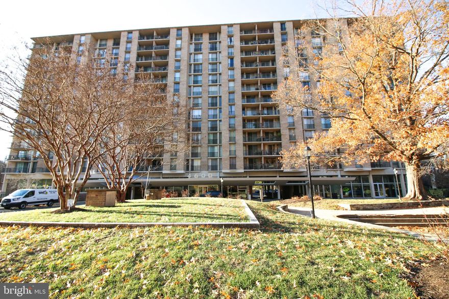 New Floors, New paint, Recently updated Kitchen and Bathroom. Granite Counters. Stainless Still Appliances.  Quiet 2 bedroom condo with nice balcony overlooking pool.  ALL UTILITIES INCLUDED. Very convenient  to the elevator.  Garage parking space and surface space included. Garage parking #150 is very convenient to the elevator. Commuters Dream - bus at front door, bike trail, Pentagon 3 miles. Walk to Shirlington restaurants and shops, Columbia Pike, jog trail, community centers, library. Sauna, convenience store, 24 hour front desk, fitness center, and too many amenities to list.