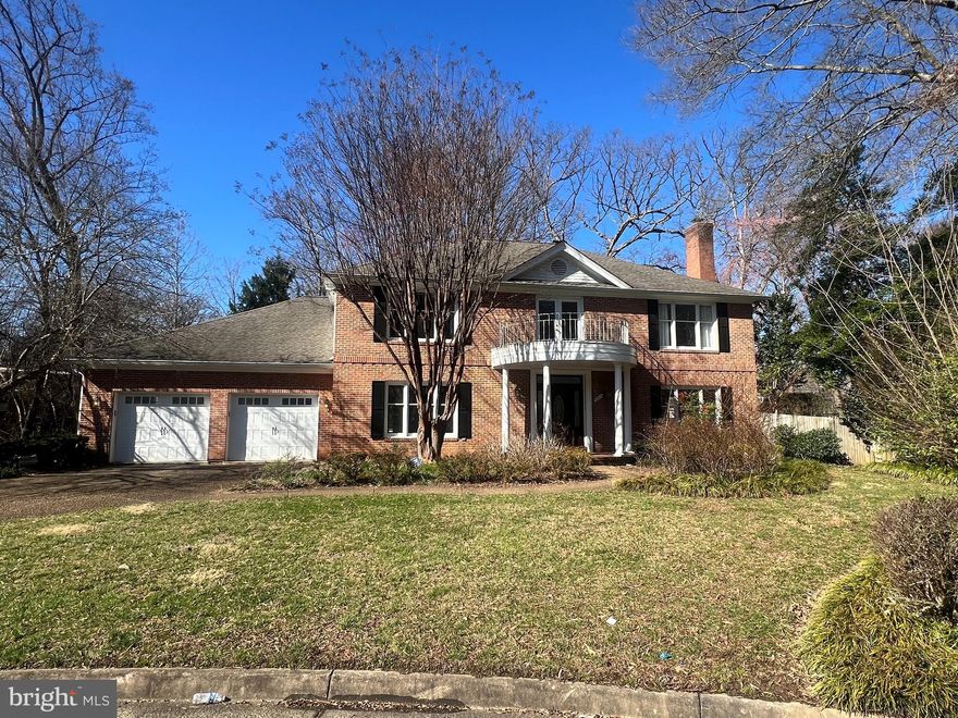 Nestled in a peaceful enclave inside the beltway, this exquisite 6-bedroom, 4.5-bathroom brick home offers the perfect blend of serenity and convenience, just steps from Churchill, Cooper, and Langley schools. Positioned on a tranquil cul-de-sac, the property welcomes you with a majestic 2-story foyer, complete with marble flooring and an elegant spiral staircase, setting the tone for the luxury within.

Rich hardwood floors, soaring ceilings, and refined finishes like recessed lighting and crown molding extend throughout the home, alongside meticulously designed bathrooms. The gourmet kitchen is a chef’s delight, featuring stainless steel appliances, dual dishwashers, a large farmhouse sink, and a portable center island with a butcher block top ideal for baking and culinary preparations. Comfort meets style in the main level’s living room, where a double-sided wood-burning fireplace adds warmth and ambiance, seamlessly connecting to the family room. 

The upper level features 5 bedrooms. The owner’s suite is a sanctuary of luxury, boasting walk-in closets, a spa-like bathroom with dual vanities, and a large soaking tub for ultimate relaxation. The upper level also houses four additional bedrooms, including two with a convenient Jack and Jill bathroom setup.

The expansive lower level reveals two more bedrooms, an extensive laundry room with an 'as is' upright freezer, a craft room, and a spacious recreation room featuring another fireplace and French doors that open to a beautiful slate patio.

Situated in the heart of McLean, this home affords easy access to Downtown McLean, Beltway, schools, and a plethora of shops and restaurants, making it an unparalleled living experience for those who value both tranquility and easy access!