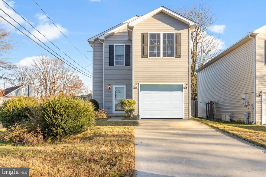 Coming soon! Stunning home in the sought after Marley Park Beach Neighborhood in Glen Burnie.  Open floor plan with a kitchen/dining room combo.   Gourmet kitchen with stainless steel appliances and granite countertops!  Spacious living room has sliders leading out to the generously sized  fenced-in yard.  Perfect for family gatherings and making lasting memories! Half bath also on main floor.  The second level has 3 large  sized bedrooms.   The master-suite has a huge walk in closet; master bathroom has double vanity sinks.  The washer and dryer are conveniently located  on the second level as well.   Large  garage and 2 car driveway.  This home is located near all the major highways! Also close to Annapolis Naval Academy, US Coast Guard, Andrew's Air Force Base and the Air National Guard.