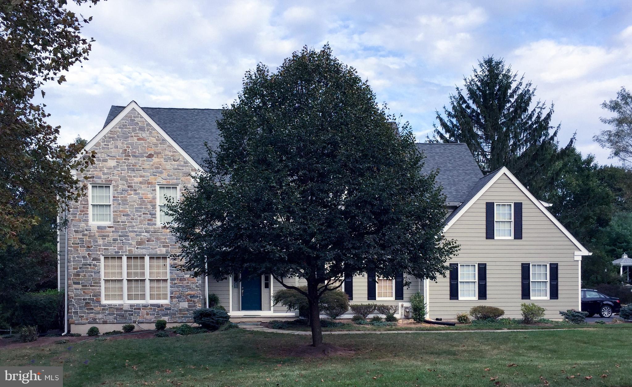 UPDATED & Immaculate Home In Popular Rossmore Community . Open Floor Plan & Well Planned Spaces For All The Family. Updates: New Exterior with James HardiePlank siding & Stone Front home, Newer HVAC's, Newer Hot Water Heater, New Garage doors, New Timbertech Deck, New Patio & fire pit & Roof with lifetime warranty! Enter a 2-story foyer to Formal Dining Room And Living Room. Private Den/Office sits in front of the LR featuring built-ins. Large Family Room with wood burning Fireplace, all with Hand Crafted custom trims & moldings, all With Personal Touches. Updated Kitchen with a contrasted island featuring a Leathered Granite design, new appliances include: SS Blue Star 6-burner gas range, SS double oven, SS Refrigerator. Eat-In Breakfast area that offers a slider to New Deck. Kitchen is open to the Family room with ceiling fan, Large Wood burning Fireplace, a large Palladium windows for views of the private rear yard! Off the Kitchen is the Mudroom With Outside Entrance And Separate Laundry Room and access to the 3-car garage. The 2nd floor offers 5 Bedrooms, And 3 full Baths The Master Suite has a large walk-in closet. Features a new finished Master Bathroom with large walk-in shower, soaking tub, extra cabinets, Radiant floors & warm towel holder. The 4 additional bedrooms are generous in size, each share his/her jack & jill bathrooms. 5th bedroom offers extra closet s & storage area. The Finished Lower Level features a many possibilities; A Games Room/Entertainment Room with bar area & bar refrigerator, Exercise Room, a 6th bedroom or guest room With a Full Bath, there is a Large Workshop, & plenty of storage. The Lower level slider opens to the beautifully Landscaped Garden, a Flagstone Patio & firepit, Perennial Plantings & a rear amazing yard that offers privacy! Low taxes, West Chester Schools & easy access to Malvern, WC areas!