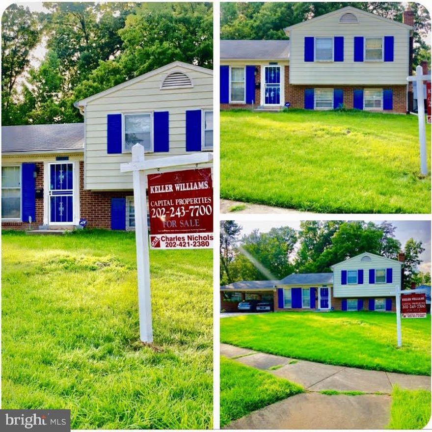 *****BACK ON MARKET FULLY AVAILABLE  Previous  Buyer Loan Denied *****RECENTLY RENOVATED*** Detached 4bd rms 2full ba.*** FRESHLY PAINTED***, GORGEOUS GLEAMING HARDWOOD FLOORS****, RENOVATED KITCHEN****, HARDWOOD FLOORS IN BATH******,FIREPLACE**** PRIVACY FENCED REAR YARD*****,CORNER LOT****,HUGE COVERED 2 CARPORT******. IN HARD TO FIND HIGHLY SOUGHT AFTER SEABROOK ESTATES WELL ESTABLISHED SUBDIVISION call Charles for more information 202-421-2380