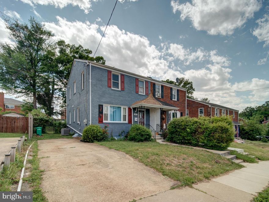 Welcome to 207 Saint Clair Drive!
Outstanding brick semi-detached home featuring a beautiful park-like backyard setting, perfect for gatherings, entertaining, and outdoor enjoyment.
Don’t let this one pass you by! This 3-bedroom home located in the Hillcrest Heights neighborhood of Temple Hills is ready for its new owners. Conveniently located just minutes from Washington, DC, MGM National Harbor, shopping, restaurants, parks, and major commuter routes.
The large and inviting living area offers tons of natural light and includes a convenient first-floor half bathroom. The open-concept kitchen and dining area features stainless steel appliances and plenty of space for everyday living and entertaining.
All three bedrooms are located on the upper level along with a full bathroom. The spacious primary bedroom offers a comfortable retreat with great natural light.
Located just a short walk to local schools, bus stops, and shopping centers, this home is perfectly situated for effortless commuting and day-to-day convenience.
Move-in ready and full of charm — schedule your private showing today!
