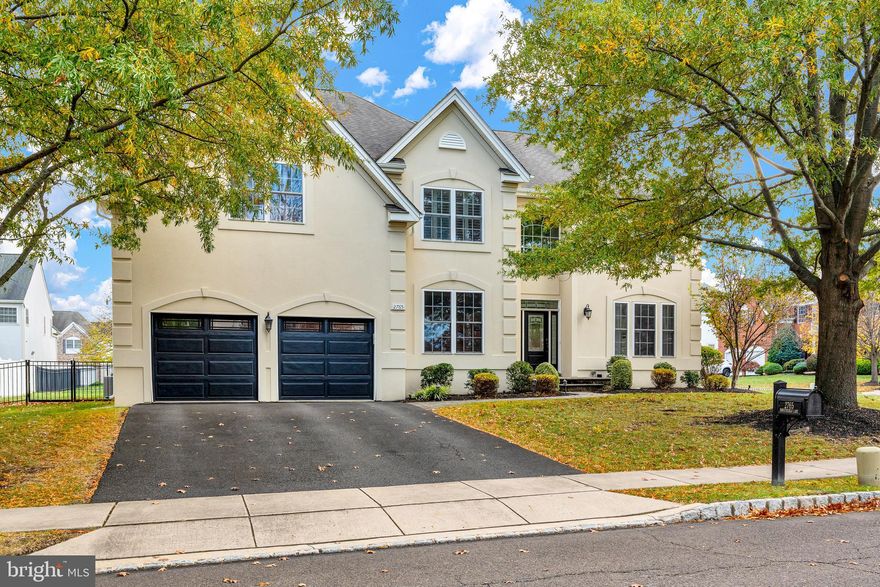 Welcome to 2765 Honeysuckle Lane, located in the highly sought-after Estates at Huntingdon Valley. This exceptional residence has been meticulously maintained and thoughtfully updated throughout, offering truly move-in-ready living in one of the area's most desirable communities. Designed for year-round entertaining, the home features a bright, open layout and seamless indoor-outdoor living spaces.
A grand two-story foyer with a welcoming front staircase sets the tone for the impressive interior. The main level features a spacious open kitchen and a two-story family room with a striking stone fireplace, custom built-ins, and a rear staircase. Additional first-floor highlights include formal living and dining rooms, a private office, a sunroom, and a separate main-level study. A mudroom with a built-in drop zone off the garage adds everyday convenience.
Upstairs, the luxurious primary suite includes a sitting room, custom organized walk-in closet, and a spa-inspired bath. Three additional bedrooms complete this level, each with generous organized closet space — one with an en-suite bath and two sharing a Jack-and-Jill bath.
The finished lower level provides exceptional versatility with a guest bedroom, full bathroom, recreation/media area, craft space, and dedicated home gym/playroom.
Outside, enjoy a fully fenced backyard with a paver patio and in-ground sprinkler system — ideal for outdoor dining, entertaining, and relaxation.
Ideally located just minutes from the Philmont train station, local parks, shopping, dining, and within the award-winning Lower Moreland School District.